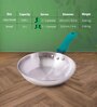 Silver 850 ml Stainless Steel Fry Pan With Handle