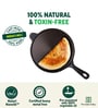 Pre Seasoned Black 25 cm Cast Iron Dosa Tawa With Handle