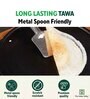 Pre Seasoned Black 25 cm Cast Iron Dosa Tawa With Handle