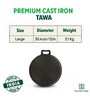 Black 30 cm Cast Iron Non