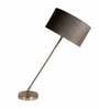 Admiration Grey Velvet Shade Night Lamp With Iron & Brass Base