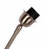 Admiration Grey Velvet Shade Night Lamp With Iron & Brass Base