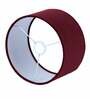 The Large Silver Mj Lamp With Red Velvet Shade