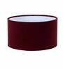 The Large Silver Mj Lamp With Red Velvet Shade