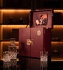 The Legend Leather Bar Cabinet In Brown Finish