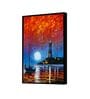 The Light House Multicolour Synthetic Wood Framed Canvas Wall Painting