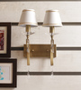 White Brass Wall Sconces