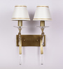 White Brass Wall Sconces