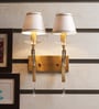 White Brass Wall Sconces