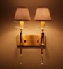 White Brass Wall Sconces