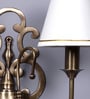 Avogadro White Brass Wall Sconces