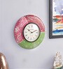 Multicolor Solid Wood Analog Wall Clock