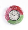 Multicolor Solid Wood Analog Wall Clock