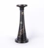 Black Wood Table Candle Holder