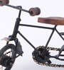 Brown & Black Mdf & Mango Wood Cycle Miniature