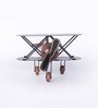Brown Mdf & Mango Wood Aeroplane Miniature