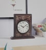 Fergal Brown Solid Wood Analog Table Clock