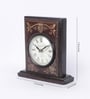 Fergal Brown Solid Wood Analog Table Clock