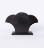 Black Solid Wood Analog Table Clock