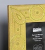 Yellow MDF 10 x 2 x 8 Inch Photo Frame