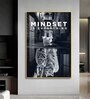 The Mindset Revolution Glass Finish Vertical Wall Art