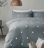 The Moss Desert Rose Stone Grey AC Comforter Double Bed Size With 2 Pillow Covers