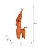 The Muded Horse Brown Terracotta (Set of 2) Figurines