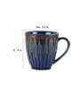 The Mug Shot 250ml Blue Ceramic (Set of 2) Coffee Mug