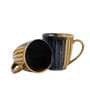 Shot 250ml Mustard & Brown Ceramic (Set of 2) Coffee Mug