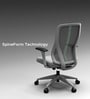 The Novice Mid Back Premium Ergonimic Chair In Lunar Grey Colour
