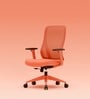 The Novice Mid Back Premium Ergonimic Chair In Spiced Orange Colour