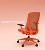 The Novice Mid Back Premium Ergonimic Chair In Spiced Orange Colour