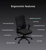 The Novice Mid Back Premium Ergonimic Chair In True Black Colour
