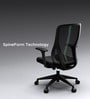 The Novice Mid Back Premium Ergonimic Chair In True Black Colour