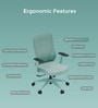 The Novice Mid Back Premium Ergonomic Chair in Ice Green The Novice Mid Back Premium Ergonomic Chair in Ice Green