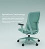 The Novice Mid Back Premium Ergonomic Chair in Ice Green The Novice Mid Back Premium Ergonomic Chair in Ice Green