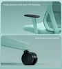 The Novice Mid Back Premium Ergonomic Chair in Ice Green The Novice Mid Back Premium Ergonomic Chair in Ice Green