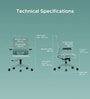 The Novice Mid Back Premium Ergonomic Chair in Ice Green The Novice Mid Back Premium Ergonomic Chair in Ice Green