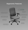 The Novice Mid Back Premium Ergonomic Chair in Lunar Grey The Novice Mid Back Premium Ergonomic Chair in Lunar Grey