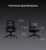 The Novice Mid Back Premium Ergonomic Chair in True Black The Novice Mid Back Premium Ergonomic Chair in True Black