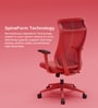The Novice Premium Ergonomic Chair In Ember Red Colour The Novice Premium Ergonomic Chair In Ember Red Colour