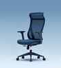 The Novice Premium Ergonomic Chair In Florence Blue Colour