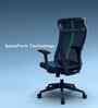 The Novice Premium Ergonomic Chair In Florence Blue Colour