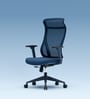 The Novice Premium Ergonomic Chair In Florence Blue The Novice Premium Ergonomic Chair In Florence Blue