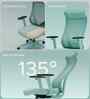 The Novice Premium Ergonomic Chair In Ice Green Colour