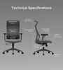 The Novice Premium Ergonomic Chair In Lunar Grey Colour