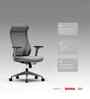 The Novice Premium Ergonomic Chair In Lunar Grey Colour