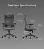 The Novice Premium Ergonomic Chair In Lunar Grey Colour