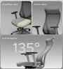 The Novice Premium Ergonomic Chair In Lunar Grey Colour