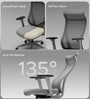 The Novice Premium Ergonomic Chair In Lunar Grey The Novice Premium Ergonomic Chair In Lunar Grey